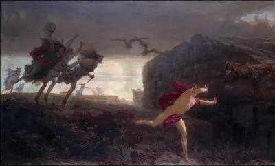 Traqu par les Bacchantes, il fut mis en pices. Sa mre, frappe de dmence, lui coupa la tte et ne s'aperut que trop tard de son horrible crime. Qui est ce malheureux ?