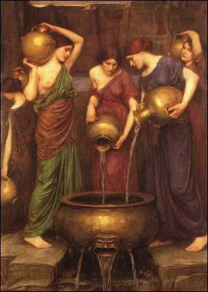 Elles furent condamnes  remplir un tonneau sans fond pour avoir tu leurs maris :