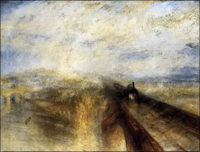 De qui est ce tableau ' Pluie, vapeur et vitesse-Le grand chemin de fer de l'Ouest ' ?