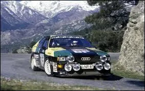Quel tait le pilote de cette voiture au rallye de Corse en 1981 ?