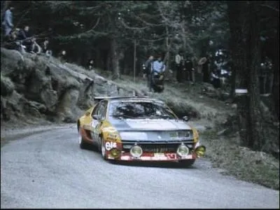 Qui pilotait cette voiture au rallye du Var en 1977 ?