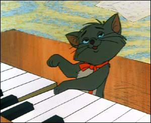 Quel est ce chaton qui joue au piano ?