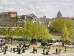 Quel peintre impressionniste a ralis ' Quai du Louvre ' ?