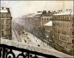 ' Le boulevard Haussmann ' est un tableau de :