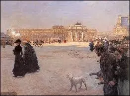 Qui a peint ' la place du Carrousel ' ?