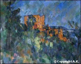 Quel peintre est l'auteur de la toile 'Le chteau noir' ?