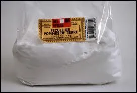La fcule de pommes de terre est utilise en cosmtique pour la fabrication de :