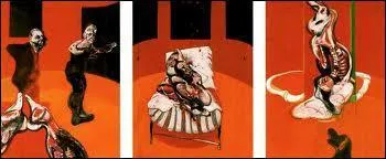 Quel peintre britannique ayant suscit le scandale avec sa toile '3 tudes de figures au pied d'une crucifixion' en 1945 est dcd en 1992  l'ge de 82 ans ?