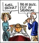 Le saturnisme est une intoxication due...