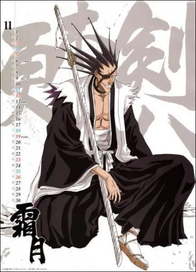 Que porte Zaraki Kenpachi pour 's'amuser au combat' ?