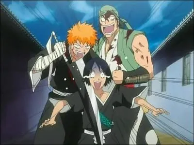 A qui appartient la pression spirituelle qui interrompt hanatar et ganju alors qu'ils s'apprtaient  sauver Rukia ?