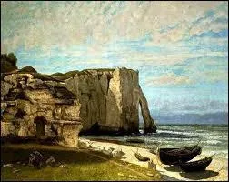 Qui a peint ' Falaise d'Etretat ' ?