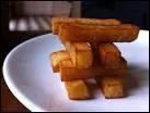 Comment appelle-t-on ces frites en forme de gros btons de 1cm et de 6  7 cm de long ?