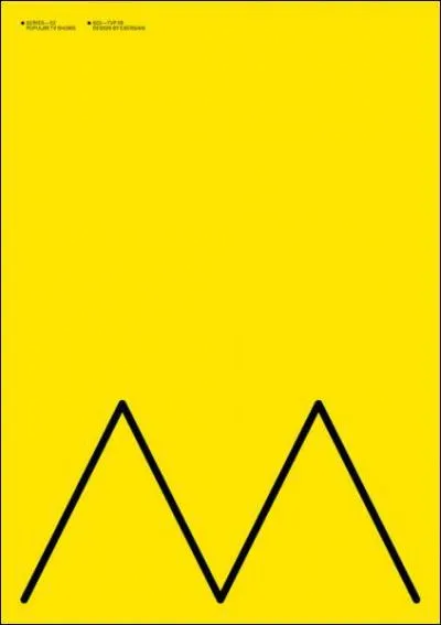 Quelle srie est reprsente sur cette affiche ?