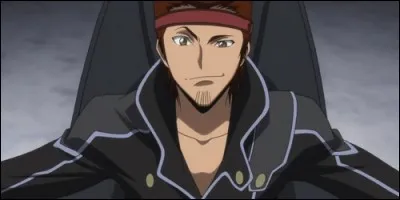 Dans "Code Geass", il faisait partie du groupe terroriste dirigé par Ôgi, de nature plaisantin et moqueur, il s'attribue des mérites et des qualités que tous ne lui reconnaissent pas. Qui est-ce ?