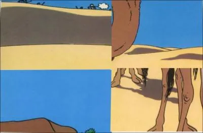 Quel est l'lment qui ne fait pas partie de l'album 'Le crabe aux pinces d'or' ?