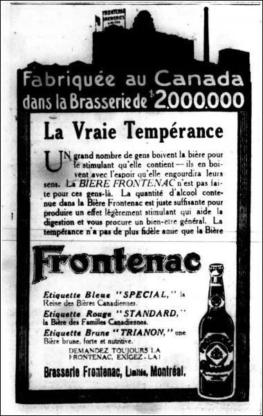 En 1911, l'industriel Joseph Beaubien cre la premire brasserie francophone. Comment s'appelle-t-elle ?