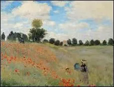 Qui a peint 'Coquelicots, environs d'Argenteuil' ?