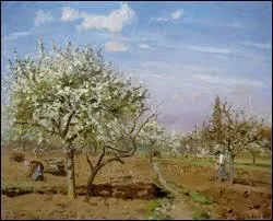 Qui a peint 'Le verger' ?
