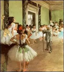 Qui a peint 'La classe de danse' ?