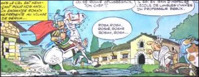 ''Rosa, rosa, rosam, rosae, rosae, rosa... '' Quel chanteur nous fit réviser nos déclinaisons latines ?