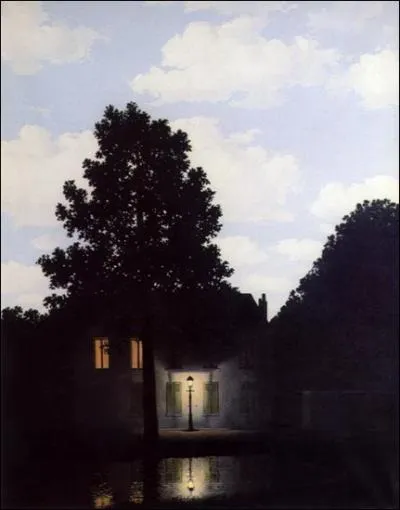 Qui a peint 'L'empire des lumires' ? (CLIQUEZ SUR L'IMAGE pour l'agrandir. )