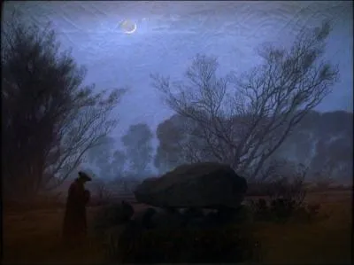 Qui a peint ce paysage nocturne ? (CLIQUEZ SUR L'IMAGE pour l'agrandir. )