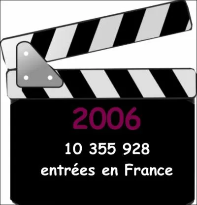 Quel film a fait le plus d'entres en France en 2006 ?