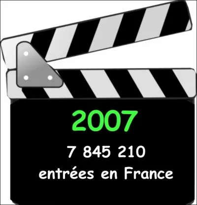 Quel film a fait le plus d'entres en France en 2007 ?