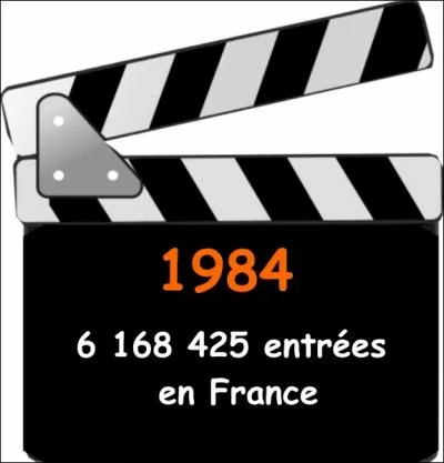 Quel film a fait le plus d'entres en France en 1984 ?