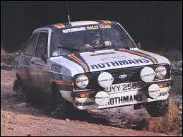 Quel pilote lui succda en 1981 sur une Ford Escort RS 1800 ?
