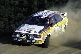 L'anne 1984 voit triompher un sudoisa volant d'une Audi Quattro A2 :