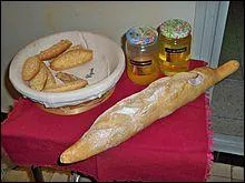 Avec quelle crale est fabriqu le pain du Luberon ou le 'pain d'Apt' ?