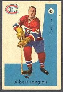 Vivant maintenant  Los Angeles, Albert Langlois n'a fait que quatre saisons avec le Canadien. Que fait son homonyme franais ?