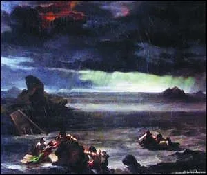 Quel pisode de la bible est reprsent dans ce tableau de Thodore Gricault ?