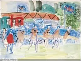 Quel peintre a reprsent des 'Rameurs  Henley' ?