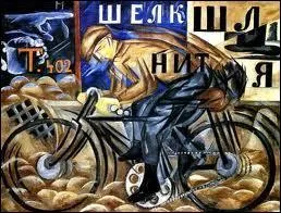 Quelle femme peintre a reprsent un 'Cycliste' ?