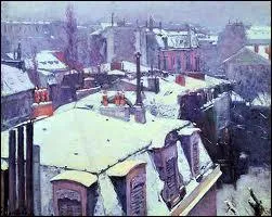 Qui a peint Toits sous la neige ?