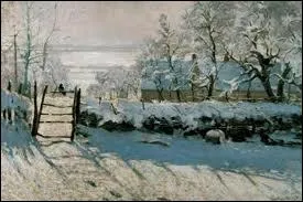 Qui a peint La pie, effet de neige ?