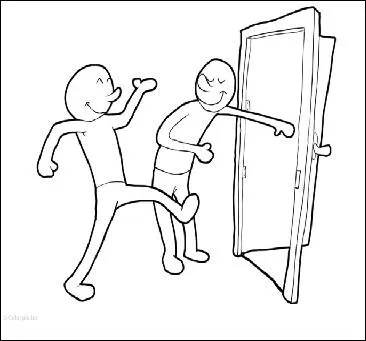 Traduis : ' Lve-toi et ouvre la porte ! '