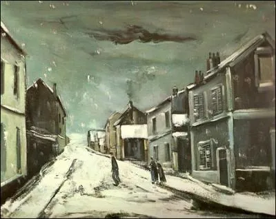 Qui a peint Route sous la neige ?