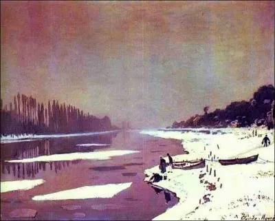 Qui a peint Bougival Glaons sous la neige ?