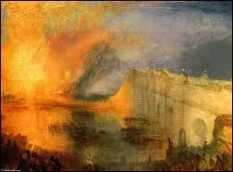 ' L'incendie de la maison du parlement ' est un tableau de :