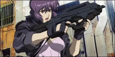Dans quel anime le personnage principal est un cyborg de sexe féminin du nom de Motoko Kusanagi ?