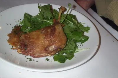 Le confit de canard :