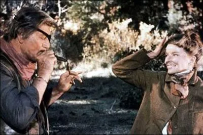 Dans ce film sorti en 1975, il est Rooster Cogburn...