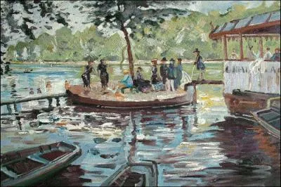 Qui a peint Croissy, la Grenouillre, le pont des grenouilles ?