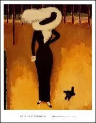 Qui a peint Parisienne, la dame au chien ?