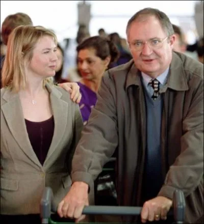 Dans 'Le Journal de Bridget Jones', il incarne le pre de Bridget. Que lui arrive-t-il dans ce film ?