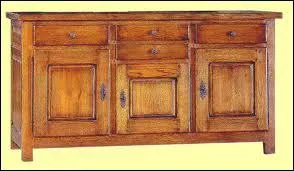 Comment s'appelle cette armoire destine au rangement de la vaisselle, des couverts et du linge de table ?